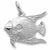 Angelfish charm in Sterling Silver hide-image