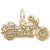 Motorcycle Charm In Yellow Gold