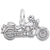 Motorcycle Charm In Sterling Silver