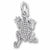 Frog charm in Sterling Silver hide-image