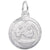 Baptism Charm In 14K White Gold