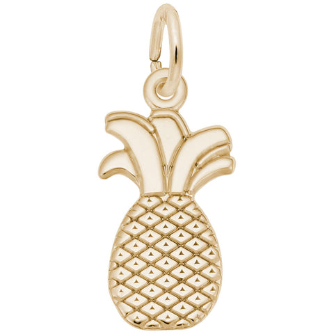 Pineapple Charm In Yellow Gold