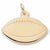 Football Charm in 10k Yellow Gold hide-image