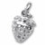 Strawberry charm in 14K White Gold hide-image