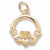 Claddagh Charm in 10k Yellow Gold hide-image