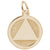 Aa Symbol Charm In Yellow Gold