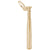 Baseball Bat Charm In Yellow Gold
