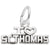 St.Thomas Charm In Sterling Silver