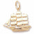 Sailboat Charm in 10k Yellow Gold hide-image