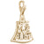 Live,Love,Laugh Charm In Yellow Gold