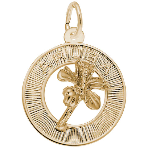 Aruba Charm in Yellow Gold Plated