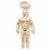 Wrestler Charm in 10k Yellow Gold hide-image