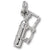 Scuba Tank charm in 14K White Gold hide-image