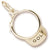 Golf Visor Charm in 10k Yellow Gold hide-image