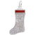 Stocking Charm In 14K White Gold