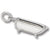 Bathtub charm in Sterling Silver hide-image