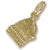 Accordian charm in Yellow Gold Plated hide-image