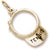 Tennis Visor Charm in 10k Yellow Gold hide-image