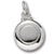 Flying Disc charm in Sterling Silver hide-image
