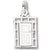 Door charm in 14K White Gold hide-image