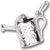 Watering Can charm in 14K White Gold hide-image