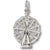 Ferris Wheel charm in 14K White Gold hide-image