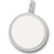 Rope Disc charm in Sterling Silver hide-image