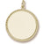 Rope Disc charm in Yellow Gold Plated hide-image