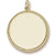 Rope Disc Charm in 10k Yellow Gold hide-image