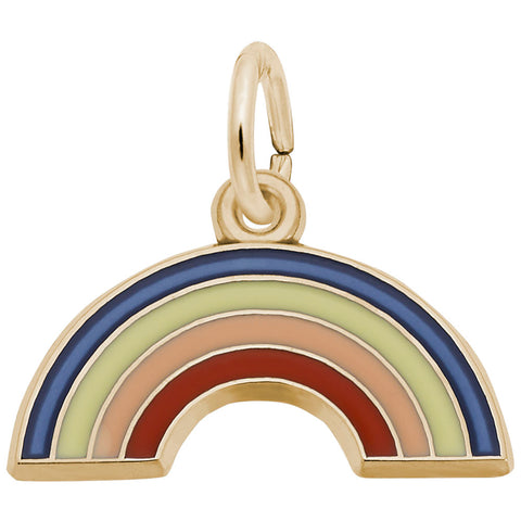 Rainbow Charm In Yellow Gold