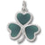 Shamrock charm in Sterling Silver hide-image