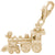 Train Charm In Yellow Gold