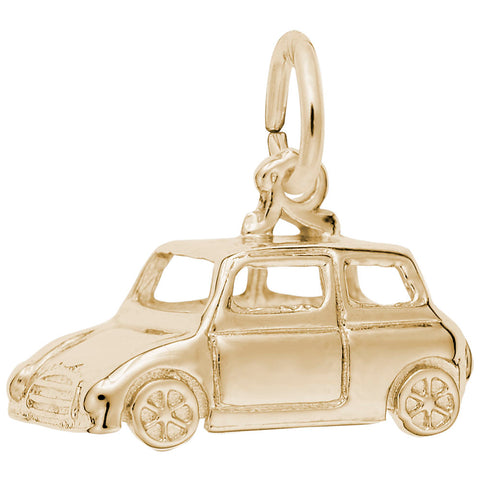 Car Charm in Yellow Gold Plated