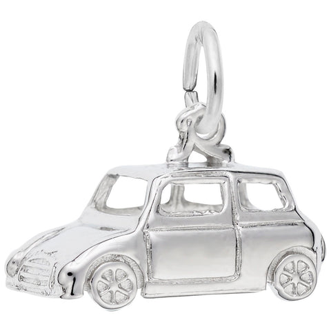 Car Charm In Sterling Silver