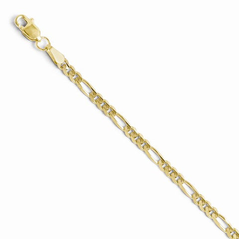 10K Yellow Gold Figaro Chain Bracelet