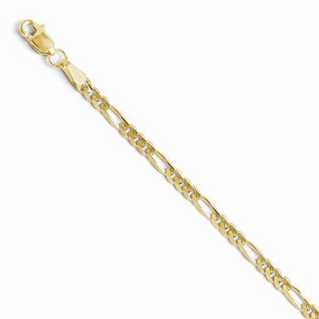 10K Yellow Gold Figaro Chain