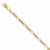 10K Yellow Gold Figaro Chain