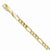 10K Yellow Gold Light Figaro Chain