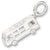 Motor Home charm in 14K White Gold hide-image