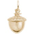 Acorn Charm In Yellow Gold