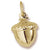 Acorn Charm in 10k Yellow Gold hide-image