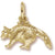 Racoon Charm in 10k Yellow Gold hide-image