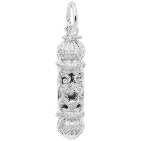 Mzuzah Charm In Sterling Silver