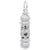 Mzuzah Charm In Sterling Silver