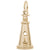 Lighthouse Charm In Yellow Gold