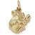 Koala Bear Charm in 10k Yellow Gold hide-image