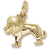 Lion Charm in 10k Yellow Gold hide-image