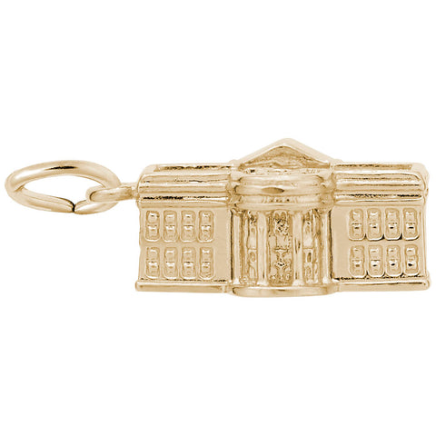 White House Charm In Yellow Gold