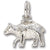 Black Bear charm in Sterling Silver hide-image