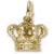 Crown charm in Yellow Gold Plated hide-image